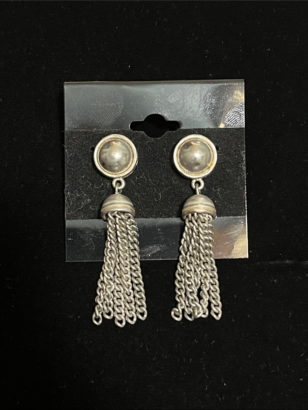 Liz Claiborne LC Chain Tassel Earrings